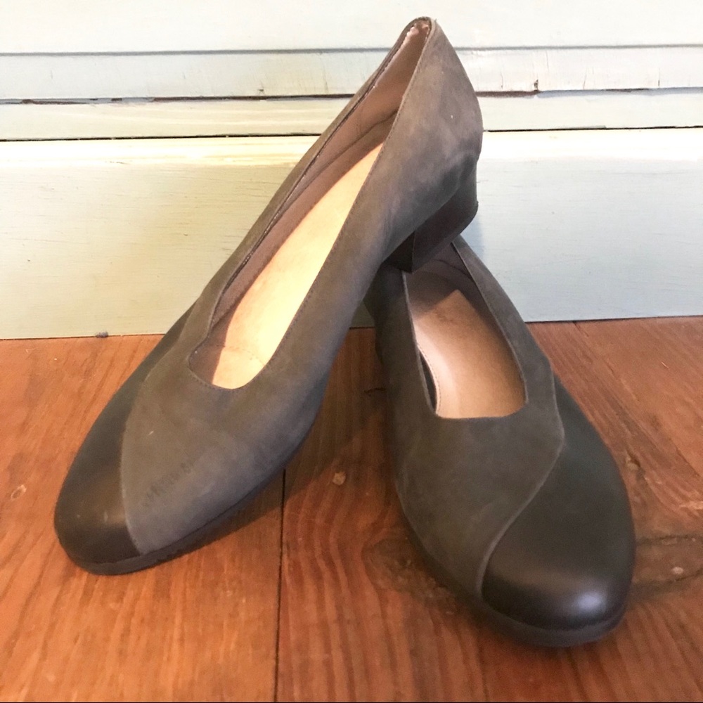 Blue Gray Beautifeel Brand Heels